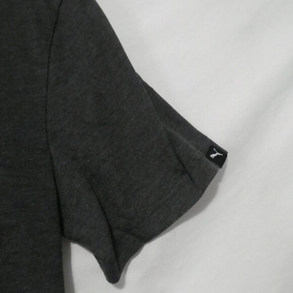 PUMA | small | Grey Embossed Logo Short Sleeve T-Shirt / Tee - Picture 6 of 14